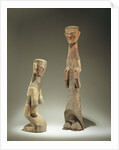 Two statuettes, late Zhou Dynasty 4th - 3rd century BC by School Chinese