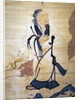 Detail of an immortal holding a peach by Ming Dynasty Chinese School