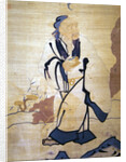 Detail of an immortal holding a peach by Ming Dynasty Chinese School