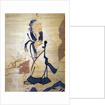 Detail of an immortal holding a peach by Ming Dynasty Chinese School