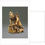 Figure of Shoki the demon queller by Japanese School