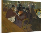 At the Moulin Rouge, 1892-95 by Henri de Toulouse-Lautrec
