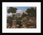 Landscape with Saint John on Patmos, 1640 by Nicolas Poussin