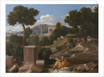 Landscape with Saint John on Patmos, 1640 by Nicolas Poussin
