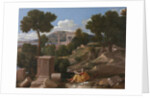Landscape with Saint John on Patmos, 1640 by Nicolas Poussin