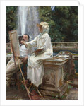 The Fountain, Villa Torlonia, Frascati, Italy, 1907 by John Singer Sargent