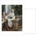 The Fountain, Villa Torlonia, Frascati, Italy, 1907 by John Singer Sargent