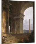 The Obelisk, 1787-88 by Hubert Robert