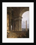 The Obelisk, 1787-88 by Hubert Robert