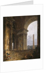 The Obelisk, 1787-88 by Hubert Robert