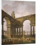 The Landing Place, 1787-88 by Hubert Robert