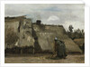 A Peasant Woman Digging in Front of Her Cottage, c.1885 by Vincent van Gogh