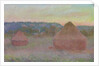 Stacks of Wheat, 1890-91 by Claude Monet