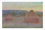 Stacks of Wheat, 1890-91 by Claude Monet