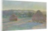 Stacks of Wheat, End of Summer, 1890-91 by Claude Monet