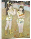 Acrobats at the Cirque Fernando, Francisca and Angelina Wartenberg, 1879 by Pierre Auguste Renoir