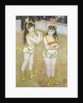 Acrobats at the Cirque Fernando, Francisca and Angelina Wartenberg, 1879 by Pierre Auguste Renoir
