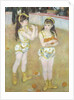 Acrobats at the Cirque Fernando, Francisca and Angelina Wartenberg, 1879 by Pierre Auguste Renoir