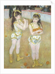 Acrobats at the Cirque Fernando, Francisca and Angelina Wartenberg, 1879 by Pierre Auguste Renoir