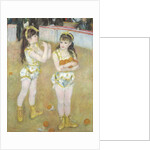 Acrobats at the Cirque Fernando, Francisca and Angelina Wartenberg, 1879 by Pierre Auguste Renoir