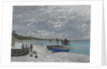 The Beach at Sainte-Adresse, 1867 by Claude Monet