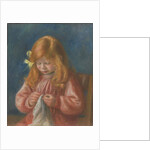 Jean Renoir Sewing, 1899-1900 by Pierre Auguste Renoir