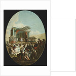 An Italian Comedy in Verona, 1772 by Marco Marcola