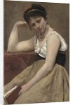 Interrupted Reading, c.1870 by Jean Baptiste Camille Corot