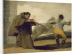 Friar Pedro Shoots El Maragato as His Horse Runs Off, c.1806 by Francisco Jose de Goya y Lucientes