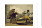 Friar Pedro Shoots El Maragato as His Horse Runs Off, c.1806 by Francisco Jose de Goya y Lucientes
