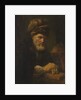 An Old Man in a Fur Cap, 1650-60 by Karel van der Pluym