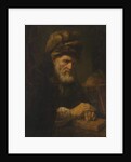 An Old Man in a Fur Cap, 1650-60 by Karel van der Pluym