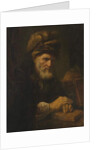 An Old Man in a Fur Cap, 1650-60 by Karel van der Pluym
