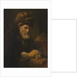 An Old Man in a Fur Cap, 1650-60 by Karel van der Pluym