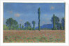 Poppy Field, Giverny, 1890-91 by Claude Monet