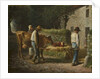 Peasants Bringing Home a Calf Born in the Fields, 1864 by Jean-Francois Millet
