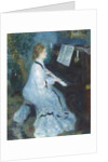 Woman at the Piano, 1875-76 by Pierre Auguste Renoir