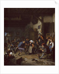 Merrymakers in an inn, 1674 by Adriaen Jansz. van Ostade
