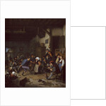 Merrymakers in an inn, 1674 by Adriaen Jansz. van Ostade