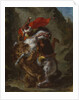 Arab Horseman Attacked by a Lion, 1849-50 by Ferdinand Victor Eugene Delacroix