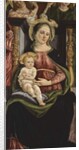 Virgin and Child enthroned with two angels holding a crown, 1505-15 by Michele (attr.to) Ciampanti