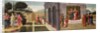Susanna and the Elders in the Garden, and the Trial of Susanna before the Elders, c.1500 by Master of Apollo and Daphne
