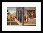 Susanna and the Elders in the Garden, and the Trial of Susanna before the Elders, c.1500 by Master of Apollo and Daphne