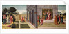 Susanna and the Elders in the Garden, and the Trial of Susanna before the Elders, c.1500 by Master of Apollo and Daphne
