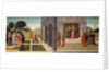 Susanna and the Elders in the Garden, and the Trial of Susanna before the Elders, c.1500 by Master of Apollo and Daphne