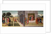 Susanna and the Elders in the Garden, and the Trial of Susanna before the Elders, c.1500 by Master of Apollo and Daphne