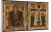Diptych with the Virgin and Child Enthroned and the Crucifixion, 1275-80 by Levantine School