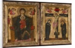 Diptych with the Virgin and Child Enthroned and the Crucifixion, 1275-80 by Levantine School