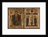 Diptych with the Virgin and Child Enthroned and the Crucifixion, 1275-80 by Levantine School