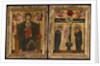 Diptych with the Virgin and Child Enthroned and the Crucifixion, 1275-80 by Levantine School